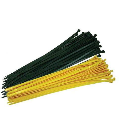 Image of CS 19" ZIP TIES - YELLOW 100/BAG | 1196764