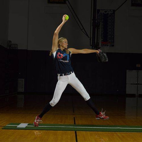 Image of SOFTBALL PITCHING MAT W/PWR LINE-NON SKD | 1266016