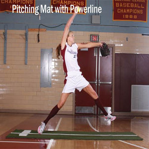 SOFTBALL PITCHING MAT W/PWR LINE-NON SKD | 1266016