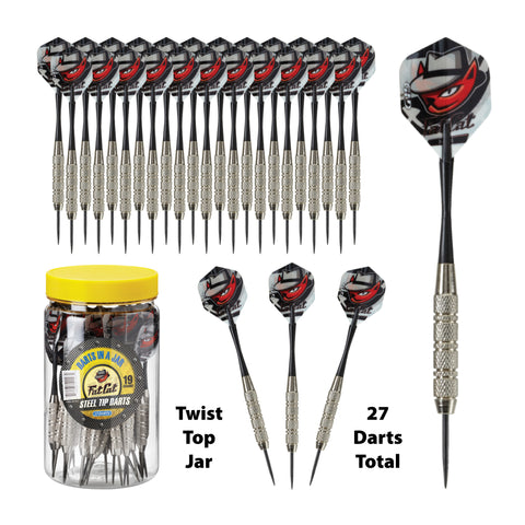 Image of Fat Cat Darts in a Jar Steel Tip 20 Grams 27 Count