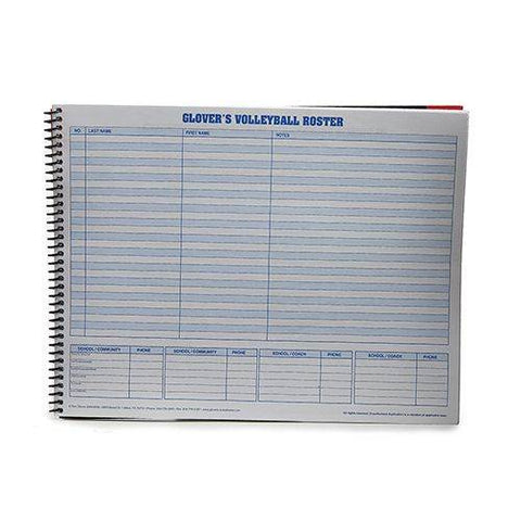 Image of Buy volleyball scorebook online for tracking scores, rotations, and match statistics easily