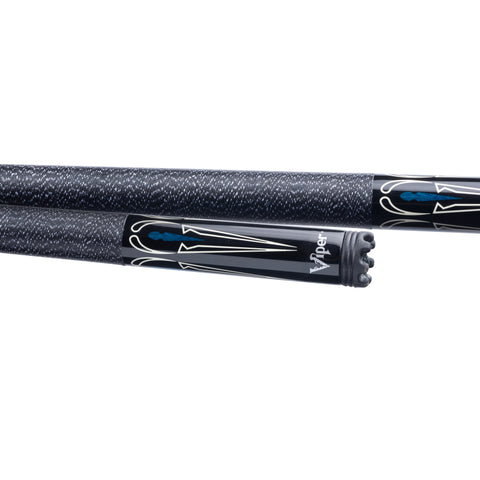 Image of Viper Sinister Series Cue with Black and White Design