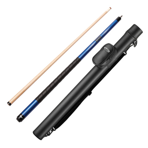 Image of Viper Sure Grip Pro Blue Cue and Casemaster Q-Vault Supreme Black Cue Case
