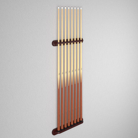 Image of Viper Traditional Mahogany 8 Cue Wall Cue Rack