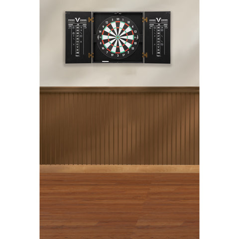Image of Viper Hideaway Dartboard Cabinet with Reversible Traditional Dartboard