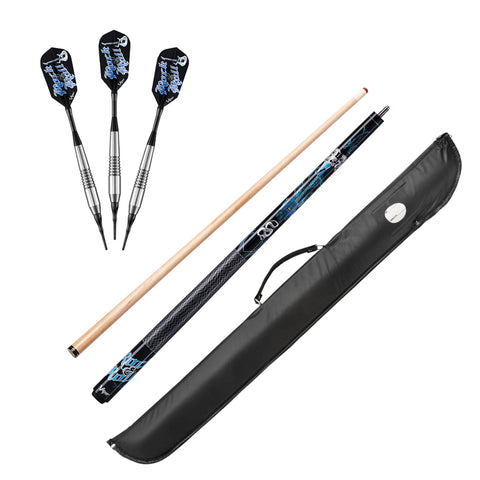 Image of Viper Underground Rock & Roll Soft Tip Darts 18 Grams, Viper Underground Jr Rock & Roll Cue, and Casemaster Cono Case