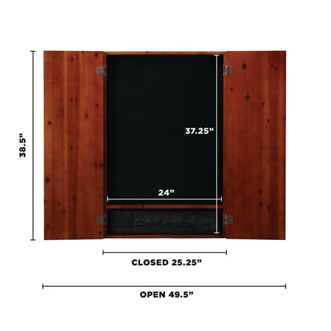 Image of Viper 800 Electronic Dartboard, Metropolitan Cinnamon Cabinet, Throw Line Marker & Shadow Buster Dartboard Light Bundle