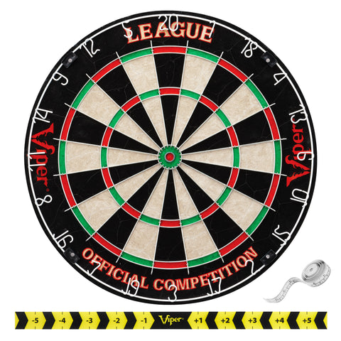 Image of Viper League Sisal Dartboard and Wall Defender III