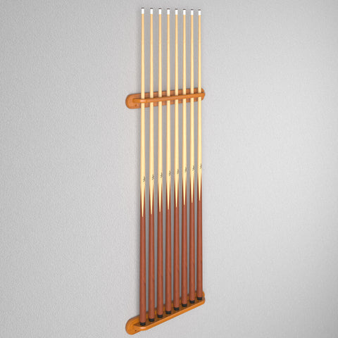 Image of Viper Traditional Oak 8 Cue Wall Cue Rack