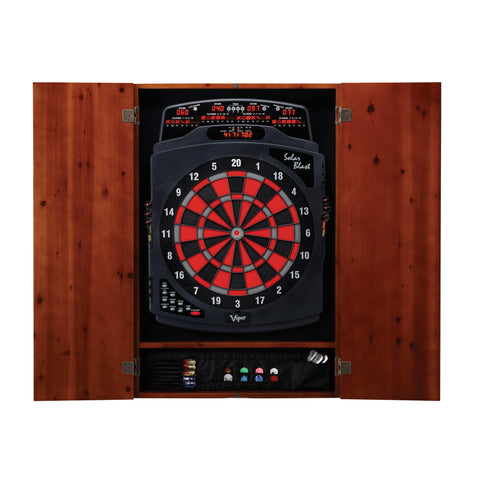 Image of Viper Solar Blast Electronic Dartboard & Metropolitan Cinnamon Cabinet