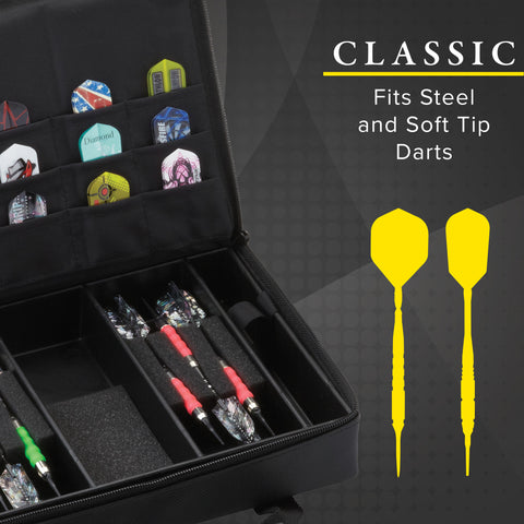 Image of Casemaster Classic Black Nylon Dart Case
