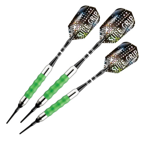 Image of Viper Sure Grip Soft Tip Darts 18 Grams, Green Accessory Set