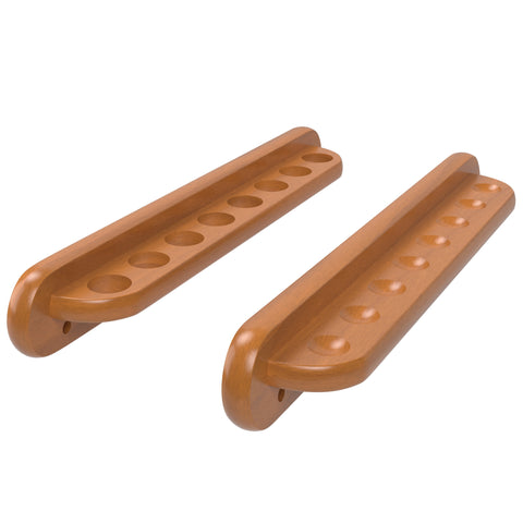 Image of Viper Traditional Oak 8 Cue Wall Cue Rack