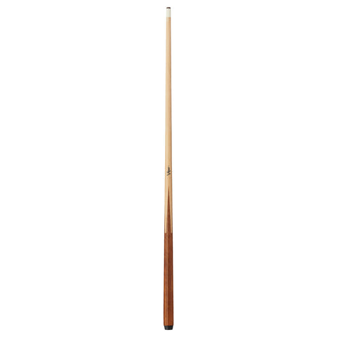 Image of Viper One Piece 36" Maple Bar Cue 14 Ounce, Viper One Piece 57" Maple Bar Cue 19 Ounce, Viper One Piece 57" Maple Bar Cue 20 Ounce, and Fat Cat Oak 6 Cue 2-Piece Wall Cue Rack