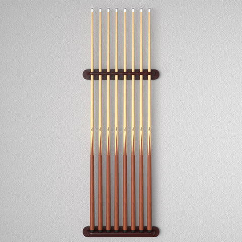Image of Viper Traditional Mahogany 8 Cue Wall Cue Rack