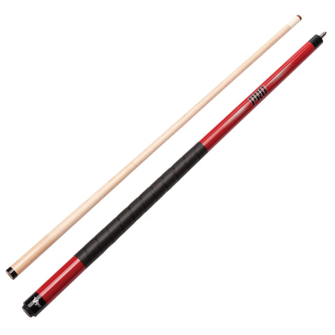 Image of Viper Sure Grip Pro Red Cue and Casemaster Q-Vault Supreme Black Cue Case