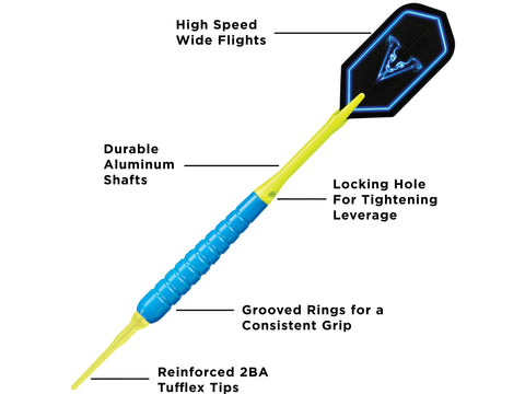 Image of Viper V Glo Soft Tip 18gm Blue - HomeFitPlay