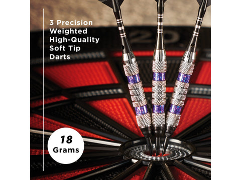 Image of Viper Wind Runner Purple Soft Tip Darts 18 Grams - HomeFitPlay