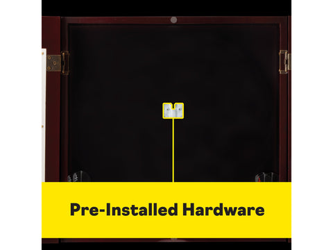Image of Viper Hudson Dartboard Cabinet Mahogany - HomeFitPlay