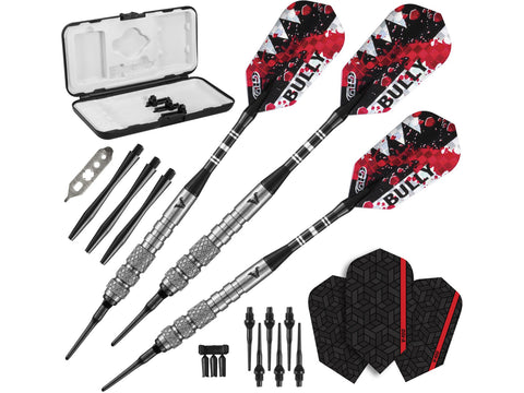 Image of Viper Bully 80% Tungsten Soft Tip Darts 3 Knurled Rings 18 Grams - HomeFitPlay