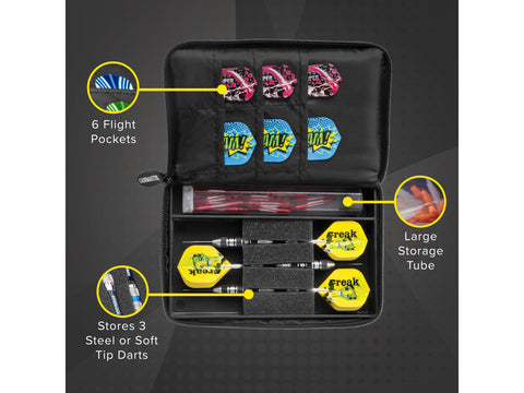 Image of Casemaster Select Blue Nylon Dart Case - HomeFitPlay