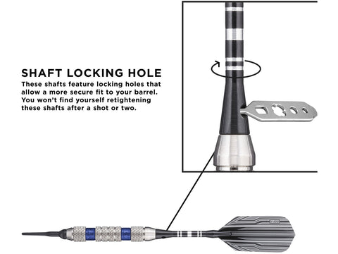 Image of Viper Wind Runner Blue Soft Tip Darts 18 Grams - HomeFitPlay