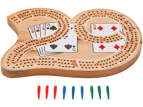 Image of Mainstreet Classics Wooden "29" Cribbage Board - HomeFitPlay