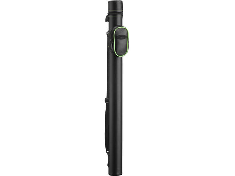Image of Casemaster Q-Vault Supreme Black with Green Trim Cue Case - HomeFitPlay