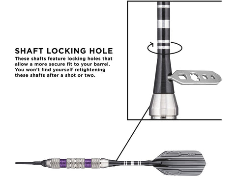 Image of Viper Wind Runner Purple Soft Tip Darts 18 Grams - HomeFitPlay