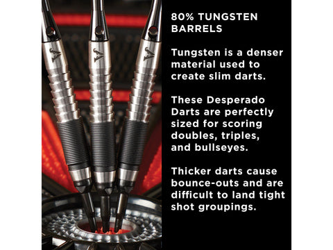 Image of Viper Desperado 80% Tungsten Death Mark Soft Tip Darts 1 Knurled Ring 18 Grams - HomeFitPlay