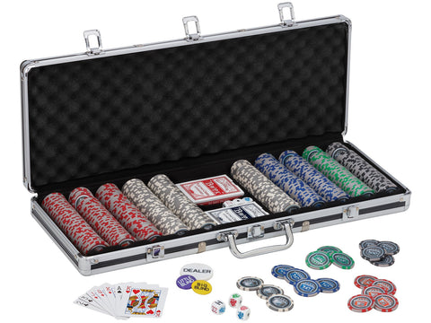 Image of Fat Cat Bling 13.5 Grams 500Ct Poker Chip Set - HomeFitPlay