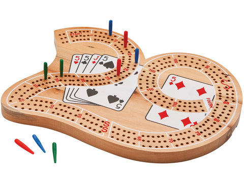 Image of Mainstreet Classics Wooden "29" Cribbage Board - HomeFitPlay