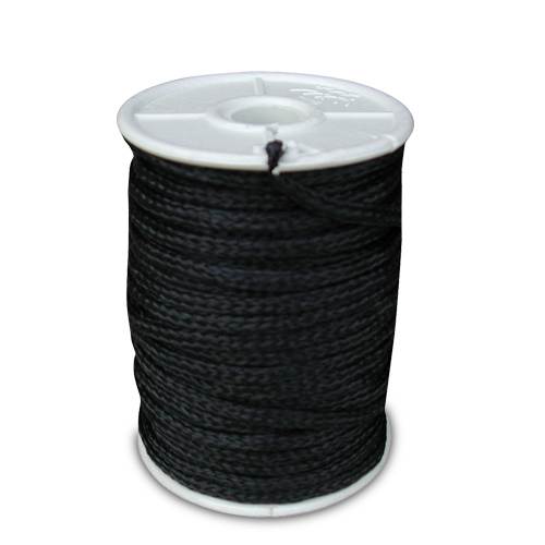 Black Poly Twine 3mm 100' Spool | 1236743
