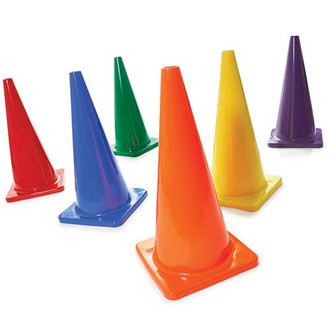 Image of Color My Class 6" Game Cones Set of 6 | MS6CONPK