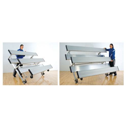 3 Row 27' Tip-N-Roll Bleacher (seats 54) | TR0327