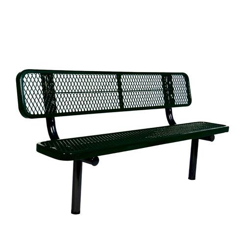 6'  Bench w/Back Inground Diamond | 1275797