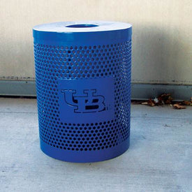 32 Gal Letter Trash Recept Perforated | 1275681