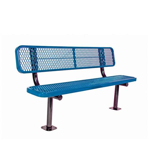 8'  Bench w/Back Surf Mnt Diamond | 1275858