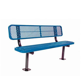 8'  Bench w/Back Surf Mnt Diamond | 1275858