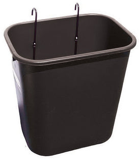 A black replacement basket for tennis equipment.