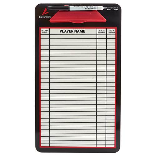 Double Sided Baseball Coach's Board | 1388108