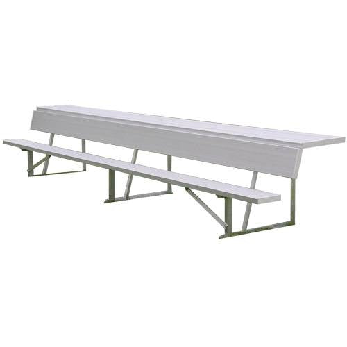 7.5' Player's Bench With Shelf