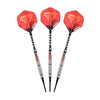 Elkadart Tornado 90% Tungsten Soft Tip Dart Set 4 Red and 2 Black Rings