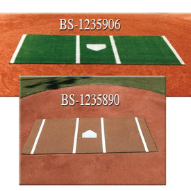 DiamondTurf Home Plate Mat Clay 6x12 | 1235890