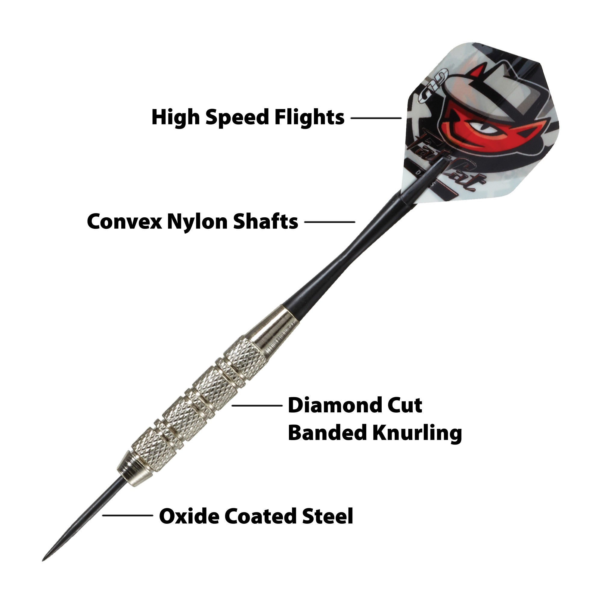 Fat Cat Darts in a Jar Steel Tip 20 Grams 21 Count