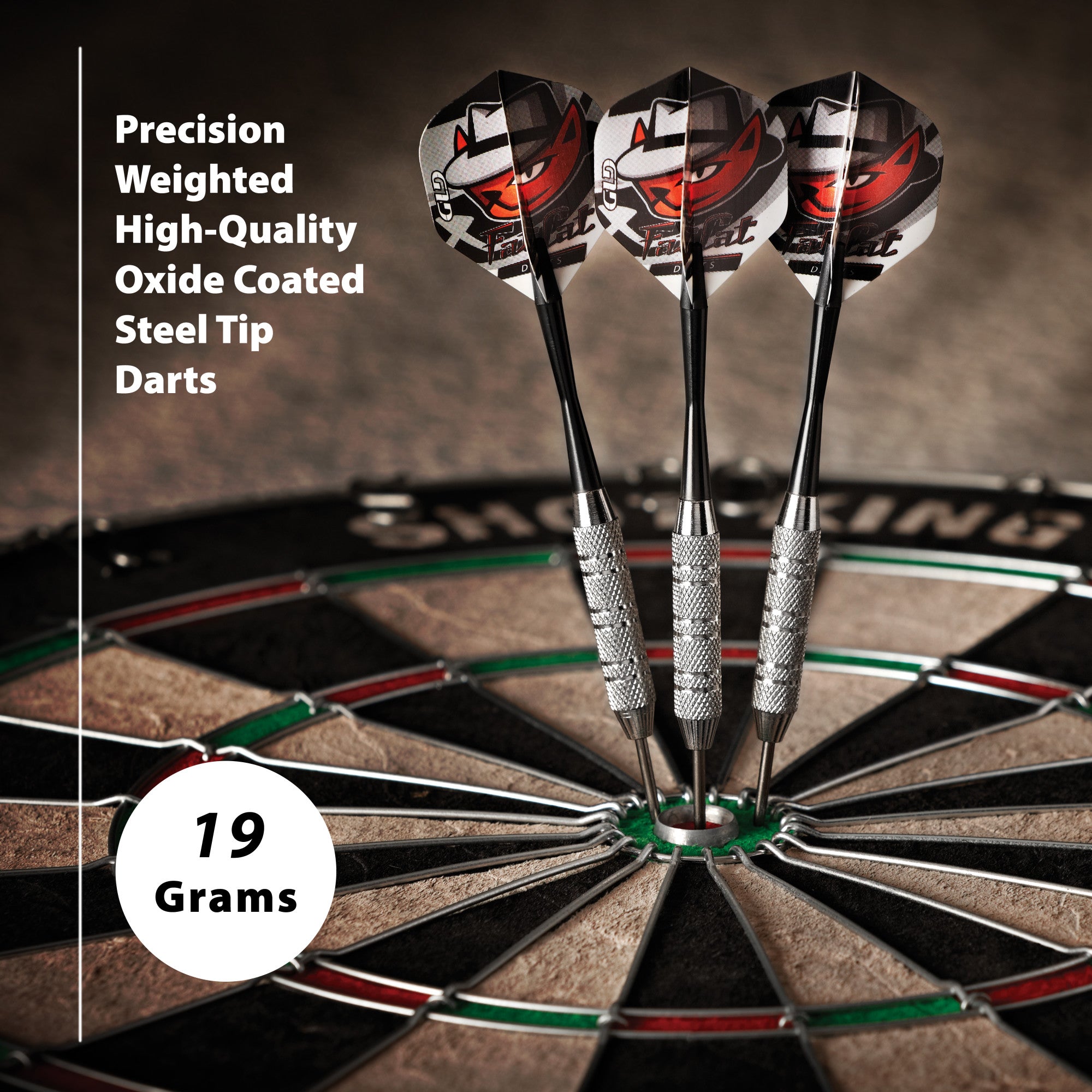 Fat Cat Darts in a Jar Steel Tip 20 Grams 27 Count