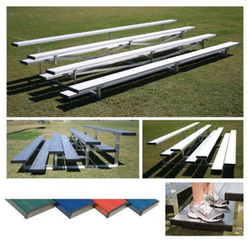 4 Row 15' Low Rise Pref. Bleacher