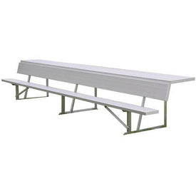 7.5' Player's Bench With Shelf