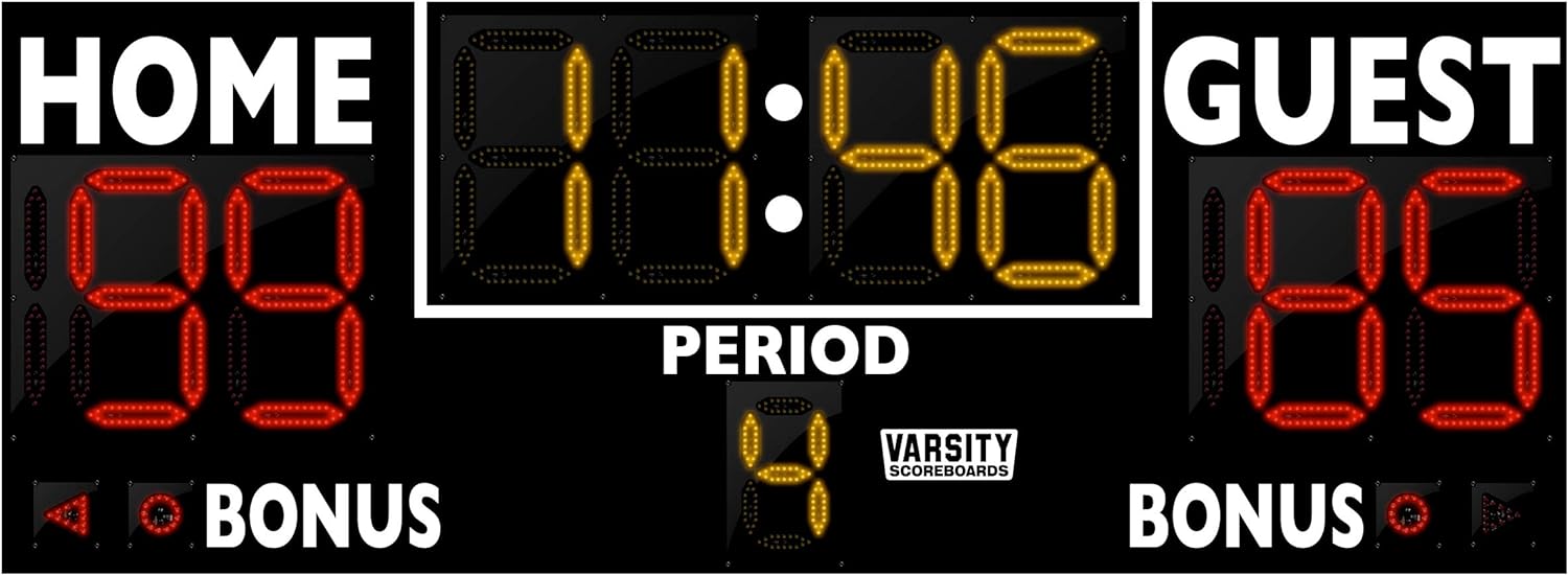 8' x 3' Basketball Scoreboard | 1459568