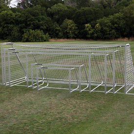 Alumagoal Natural Aluminum Club Soccer Goals (2-Pack) | SGA320